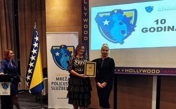 Ceremony marking the 10th anniversary of the "Policewomen's Network" Association 