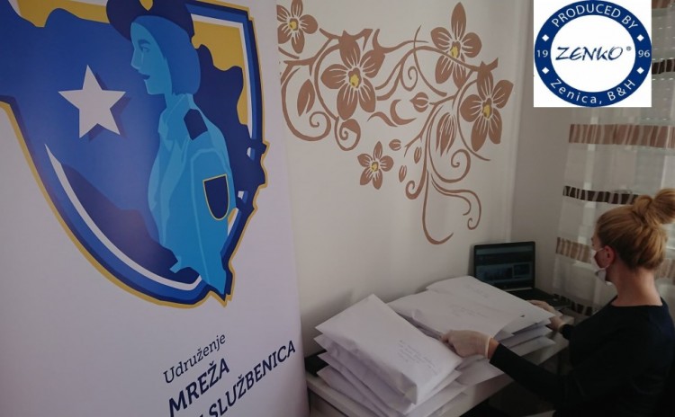 Distribucija doniranih za&scaron;titnih maski firme ZENKO d.o.o. Zenica